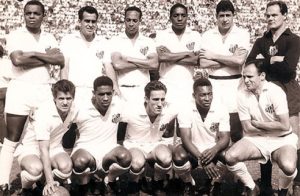 Plantel De Santos De Brasil En La Final De La Copa Libertadores De 1962 Versus Peñarol