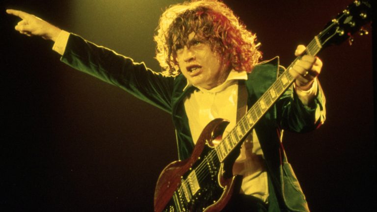 Angus Young 1980 AC/DC Back in Black