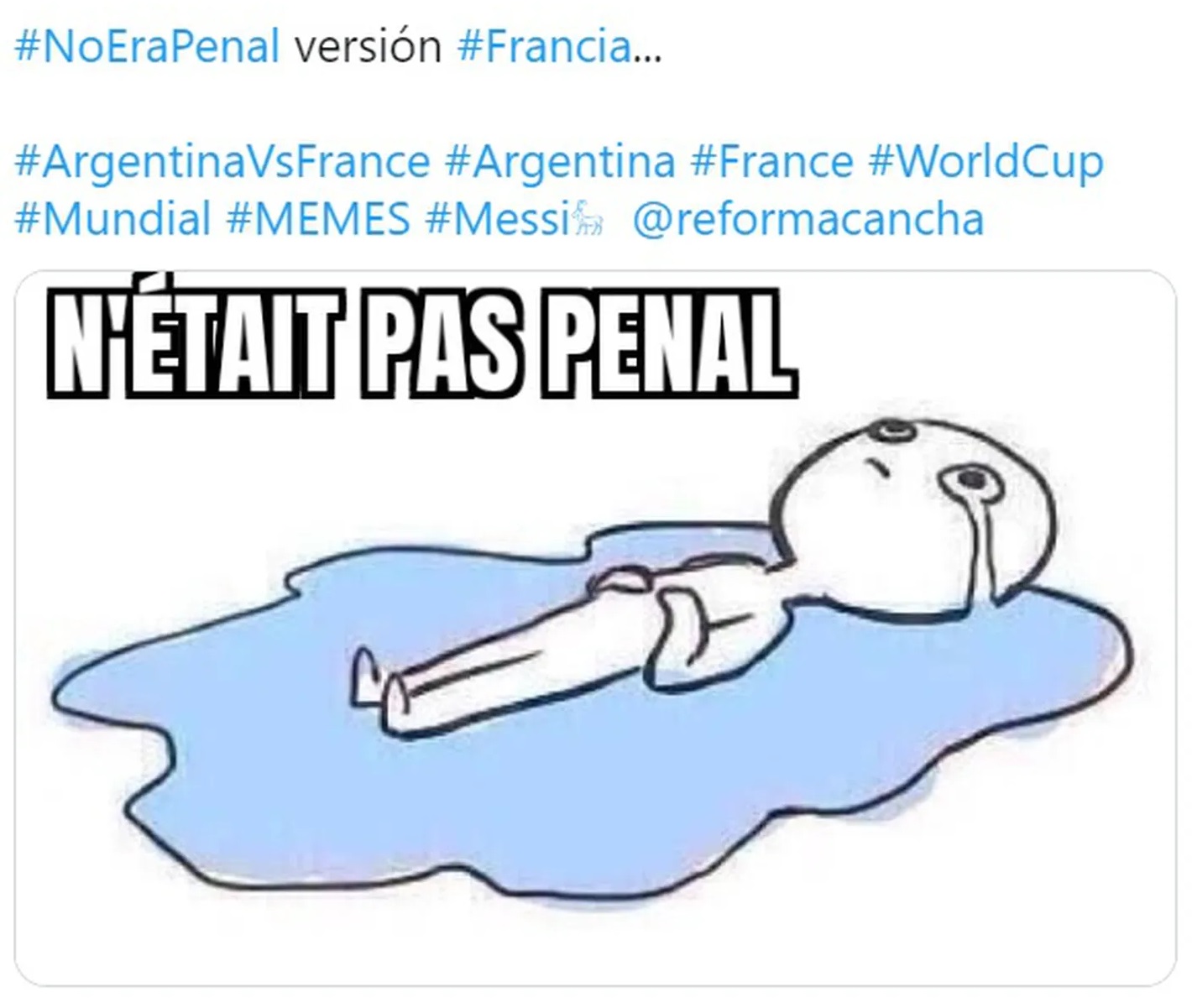Meme Argentina Francia 06