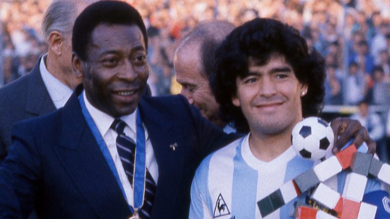 Pele Maradona Getty Web