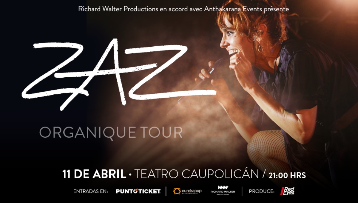 Zaz en Chile 2023 Cambia a nueva fecha en Teatro Caupolicán — Futuro Chile