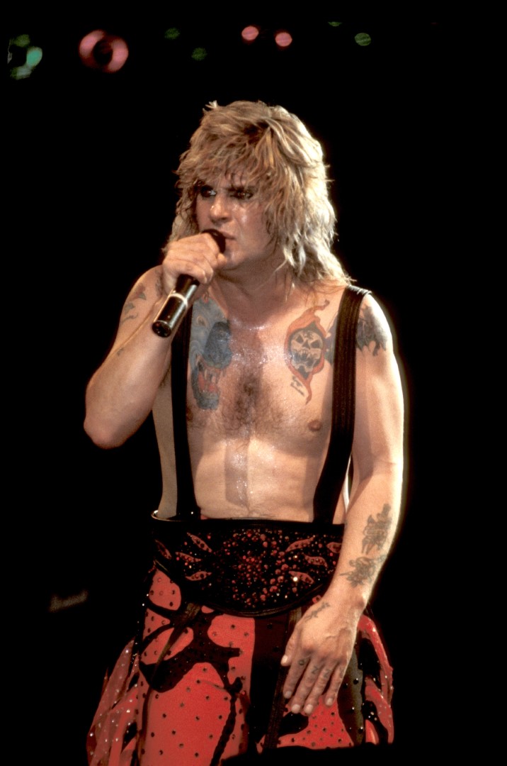 Ozzy Osbourne Performing In Concert
