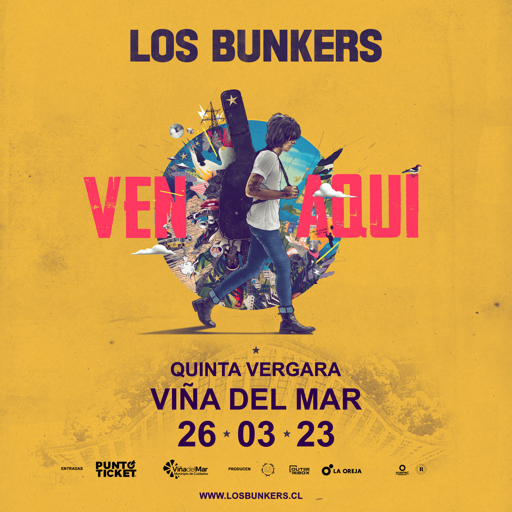 Los Bunkers en Viña del Mar 2023 Fecha y venta de entradas — Futuro Chile