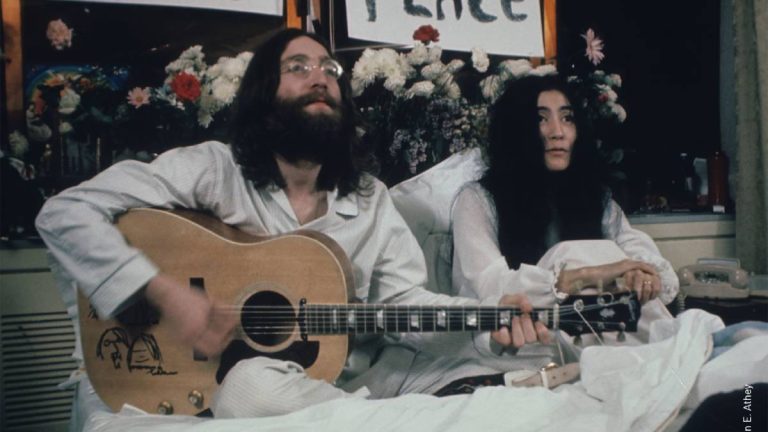 John Lennon Yoko Ono Bed In Web