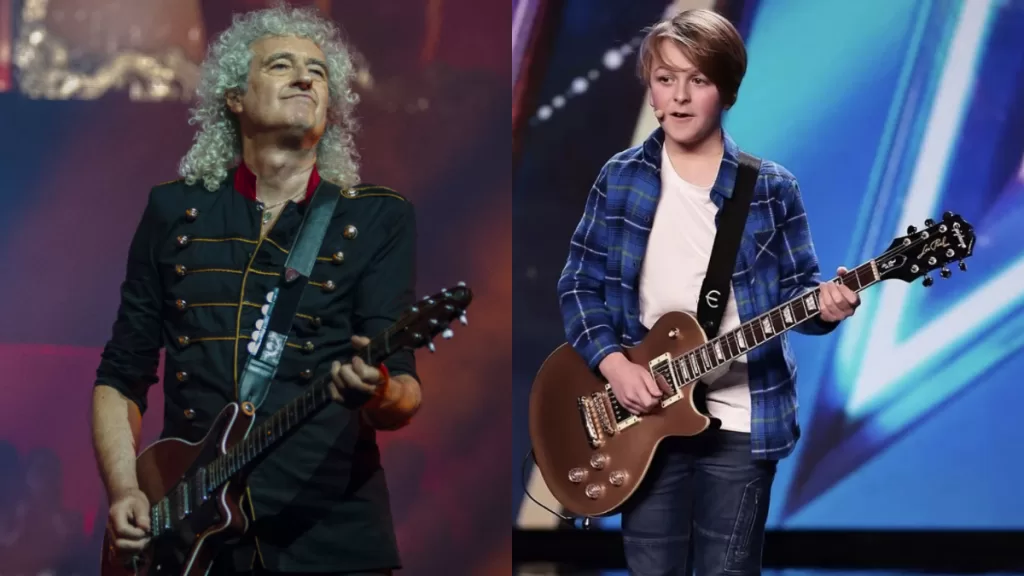 Brian May Queen Niño