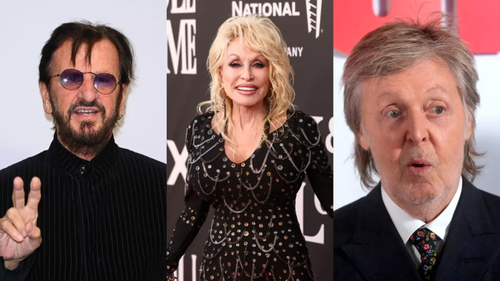 Dolly Parton Paul McCartney Ringo Starr