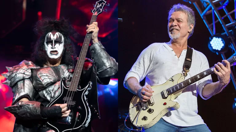 Gene Simmons Eddie Van Halen