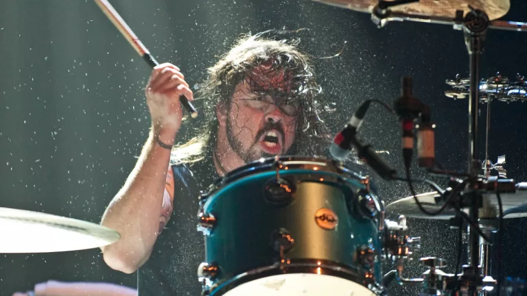 Dave Grohl 2009 Bateria Getty Web