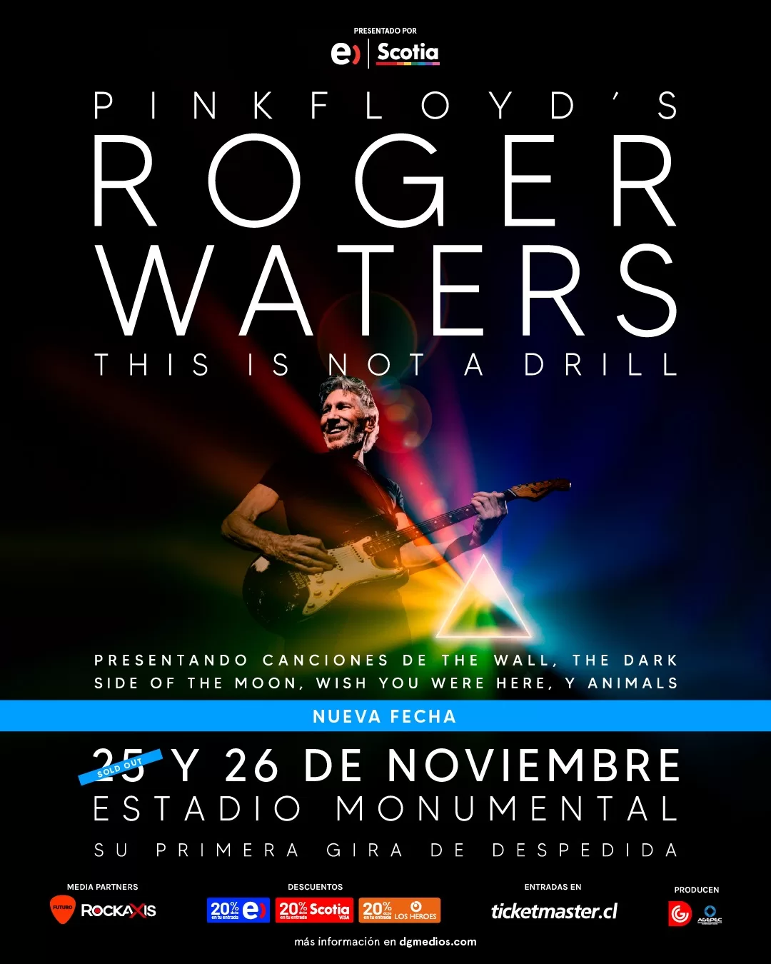 Roger Waters en Chile 2023 Fecha y venta de entradas para segundo show
