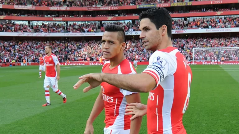 Alexis Sánchez Arsenal Mikel Arteta