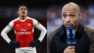 Alexis Sánchez Arsenal Thierry Henry