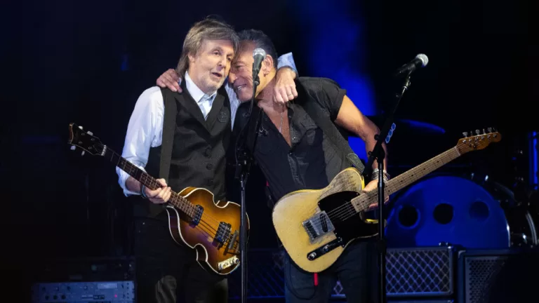 Paul McCartney Bruce Springsteen