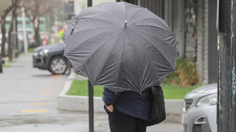 Lluvias en Santiago