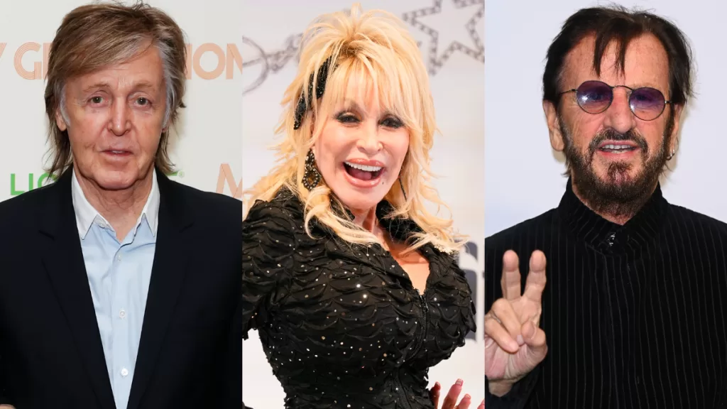 Dolly Parton Paul McCartney Ringo Starr