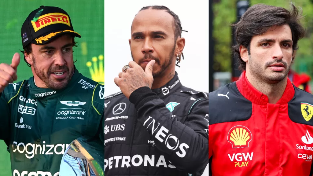 Formula 1 Hamilton Alonso Sainz