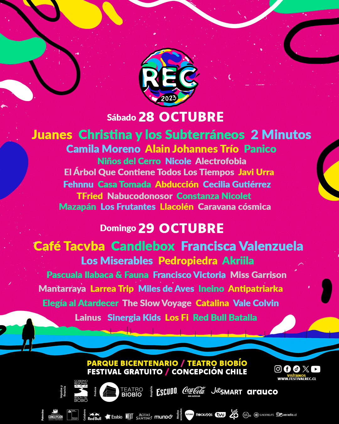 line up por dia rec