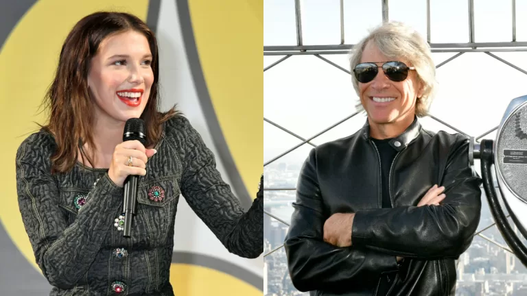 Millie Bobby Brown Y Jon Bon Jovi