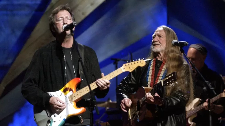 Eric Clapton Willie Nelson Getty Web