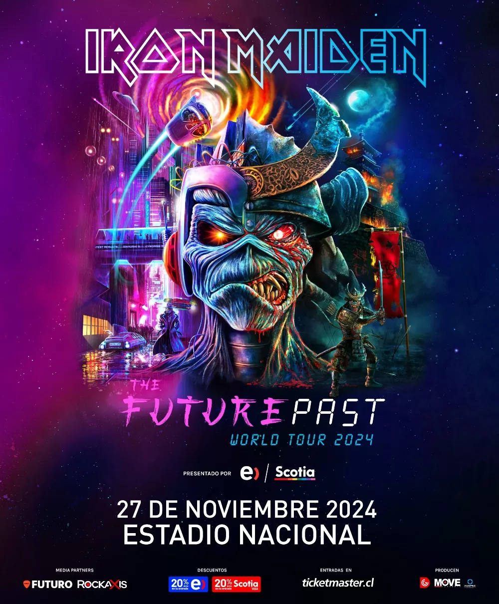 Iron Maiden en Chile 2024 Cuándo será dónde comprar las entradas