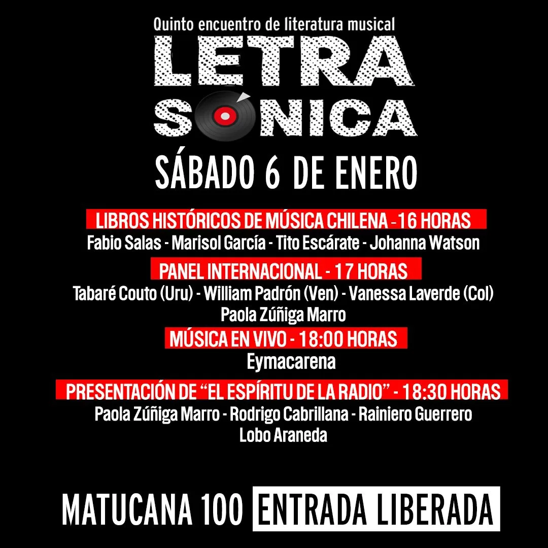 Programación Letra Sónica Día 1