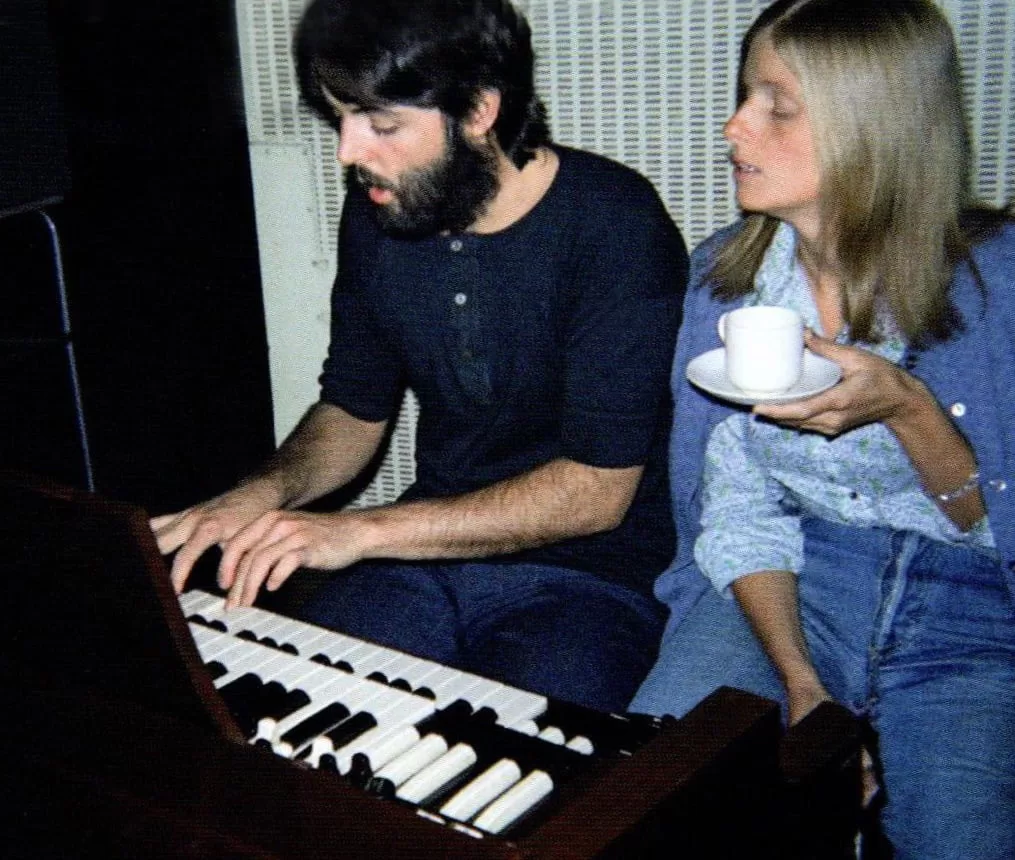 Paul Mccartney Linda Estudio 1970