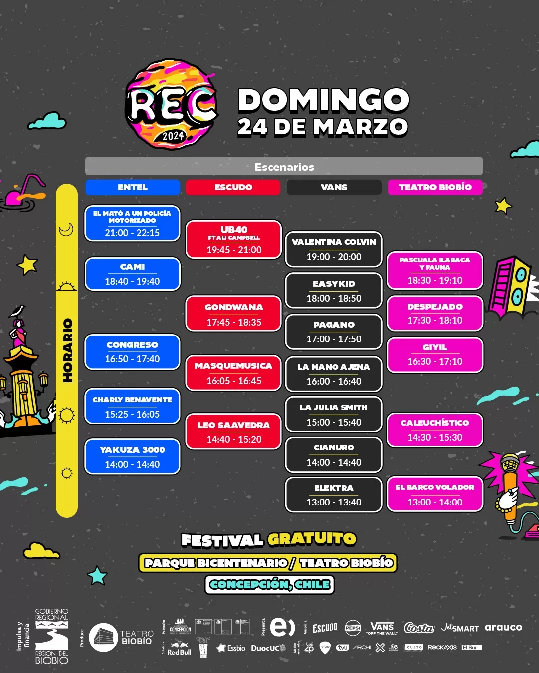 Festival REC, Domingo 24 De Marzo