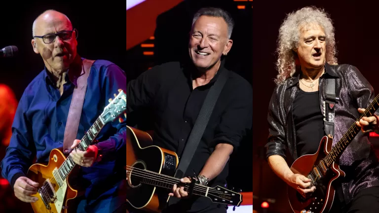 Mark Knopfler Bruce Springsteen Brian May