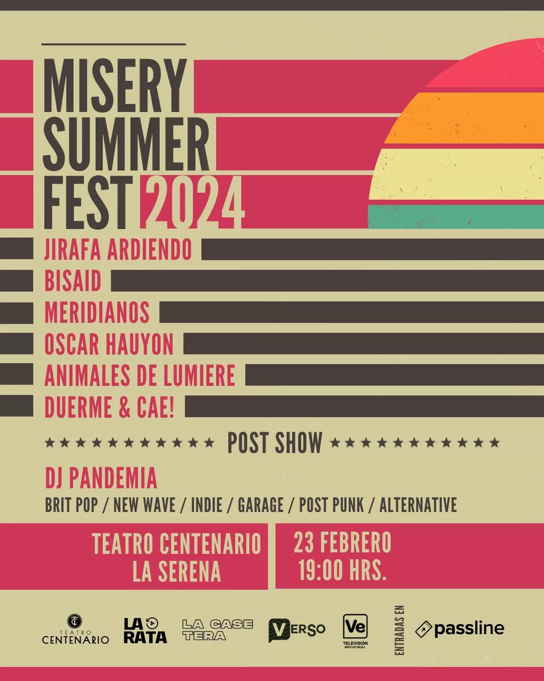 Misery Summer Fest 2024   La Serena Teatro Centenario