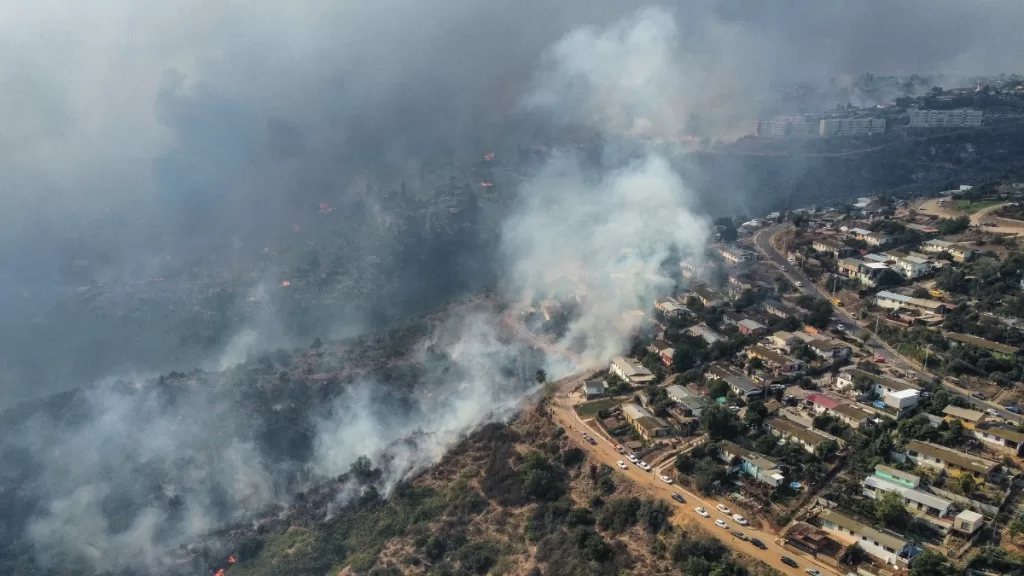 incendios forestales chile