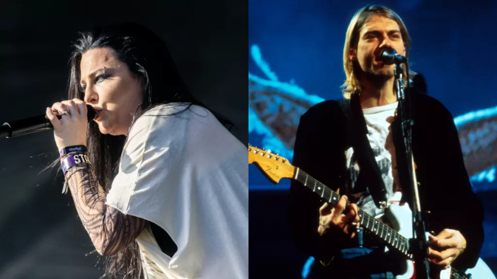 Amy Lee Kurt Cobain