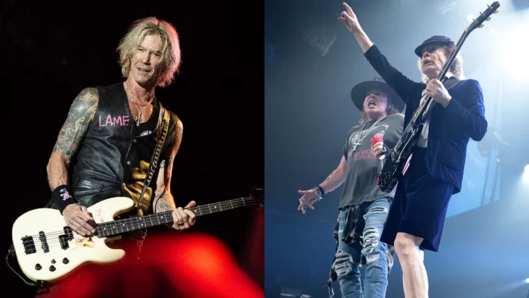 Duff McKagan Axl Rose ACDC