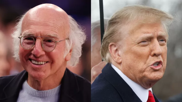 Larry David Donald Trump