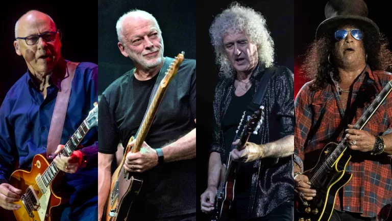 Mark Knopfler David Gilmour Brian May Slash