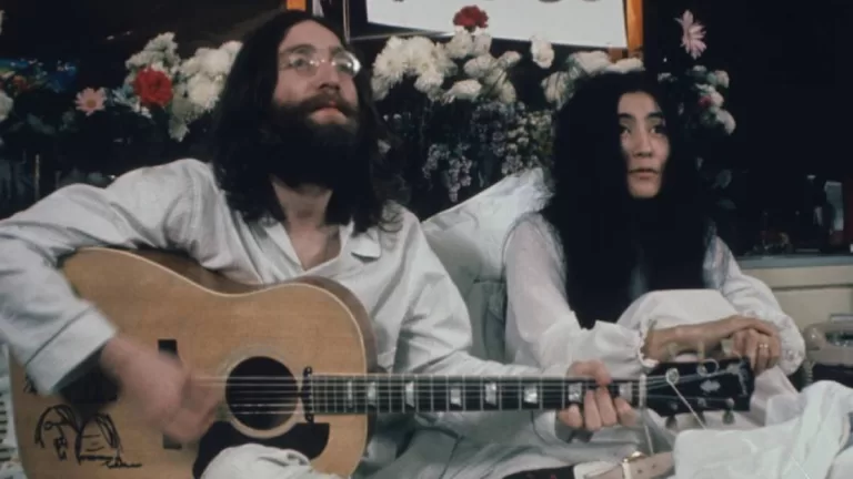 John Lennon Yoko Ono Bed In Web