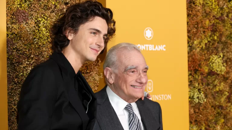 Martin Scorsese Timothée Chalamet