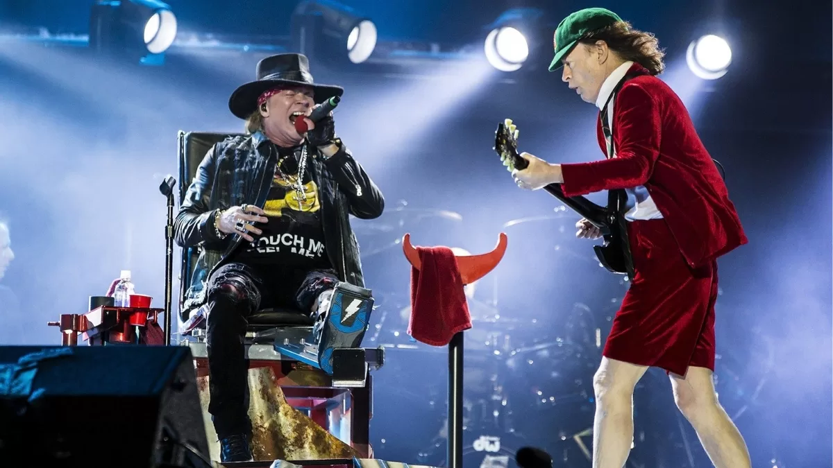 El día en que Axl Rose se unió a AC/DC y conmocionó al mundo del rock ...