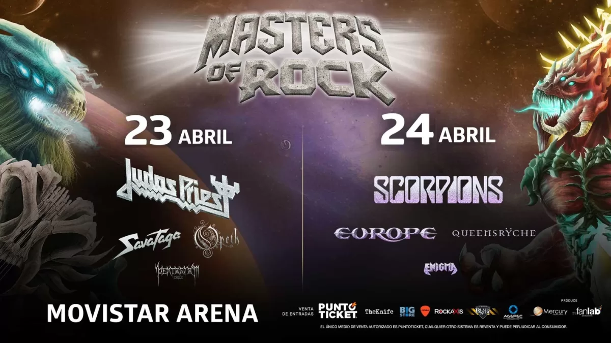 Masters of Rock Chile 2025 Fecha, lugar, lineup y venta de entradas para el evento — Futuro Chile