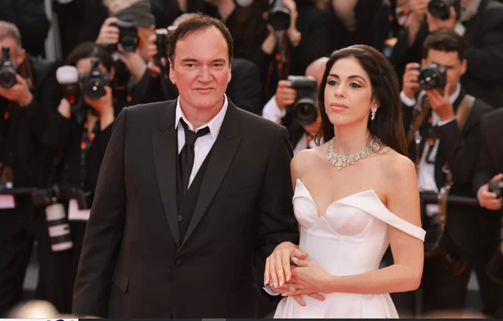 Quentin Tarantino y su esposa Daniella Pick