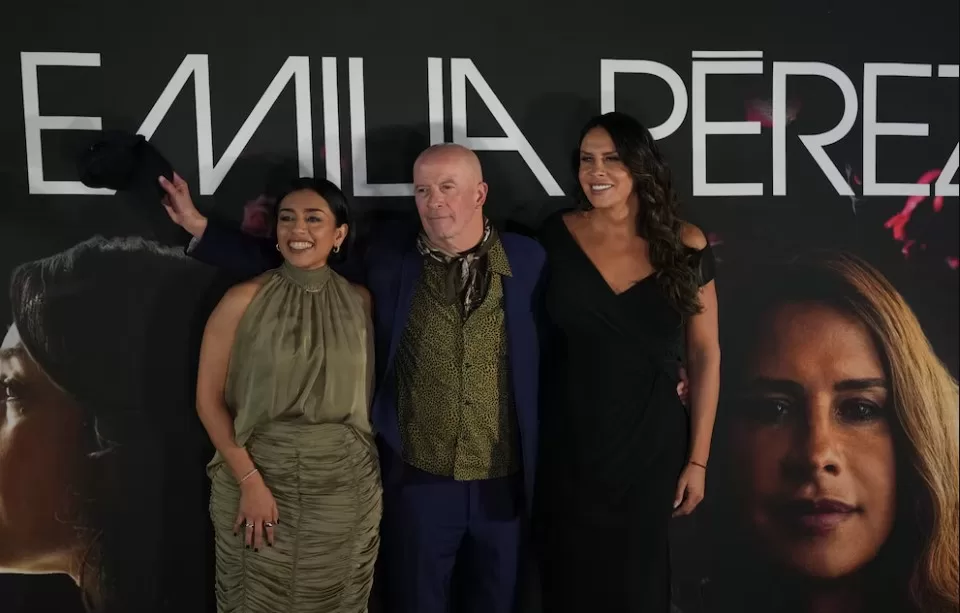 Adriana Paz, Jacques Audiard y Karla Sofía Gascón