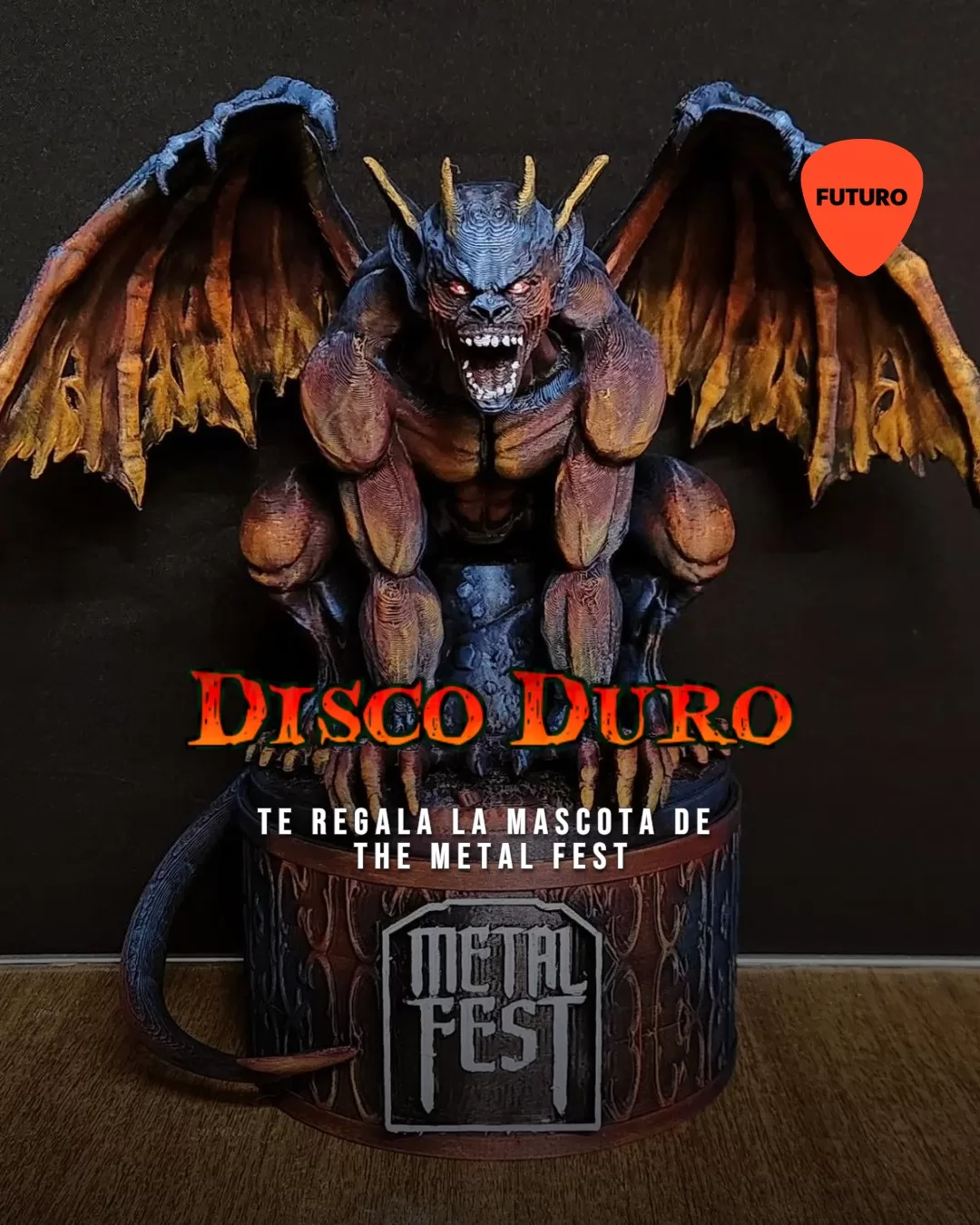 DISCO DURO MASCOTA METAL FEST