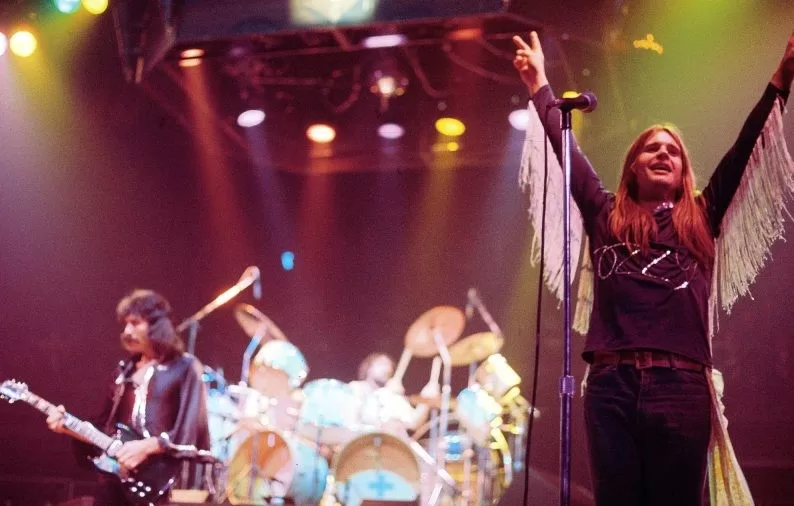 Tony Iommi y Ozzy Osbourne en vivo