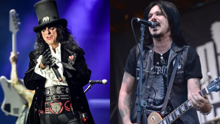 Gilby Clarke y Alice Cooper
