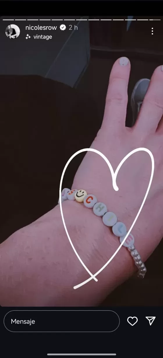 Historia de Nicole Row vía Instagram