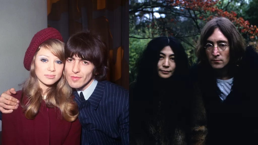 Pattie Boyd Yoko Ono The Beatles