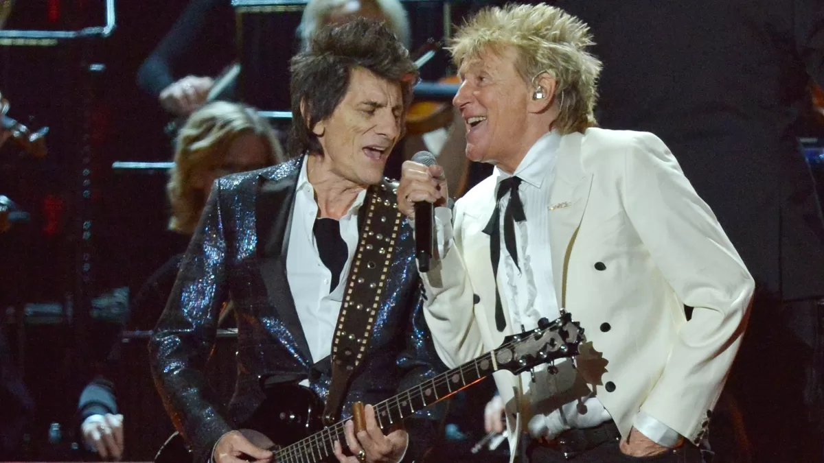Rod Stewart y Ronnie Wood actuarán juntos en Glastonbury 2025