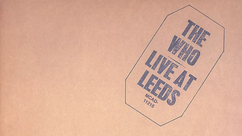 The Who Live At Leeds Web