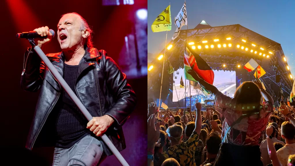 Bruce Dickinson Iron Maiden Glastonbury