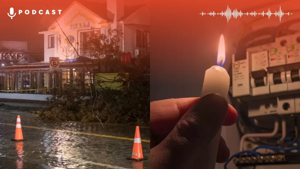 Lluvia Corte Luz Card Web