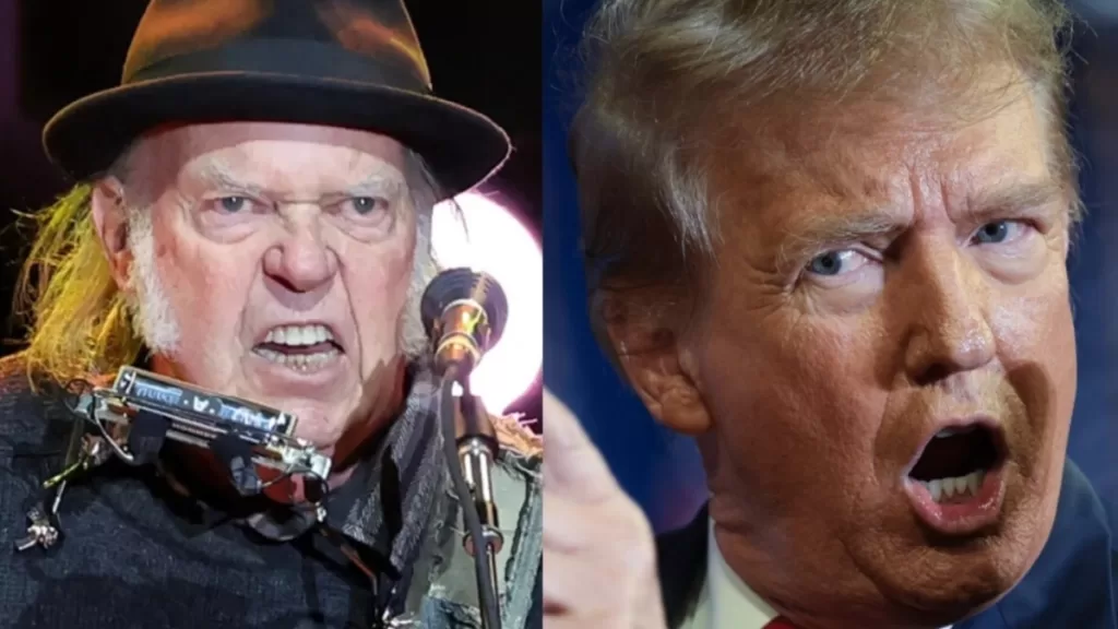 Neil Young Donald Trump Gira Web
