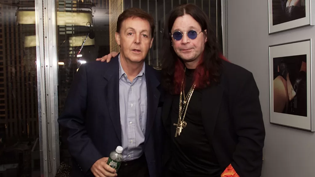Ozzy Osbourne Paul Mccartney 2001 Getty Web